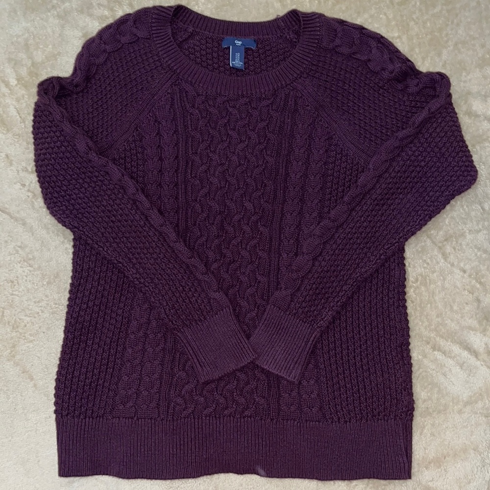 Knitted Plum Sweater💜